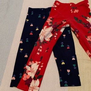Two Patterned Leggings- 5T